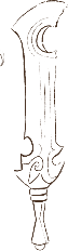 Crescent Scimitar Blade Sketch